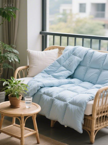 The Cool Feel of Ice Core Fiber in Polyester Cotton Blankets